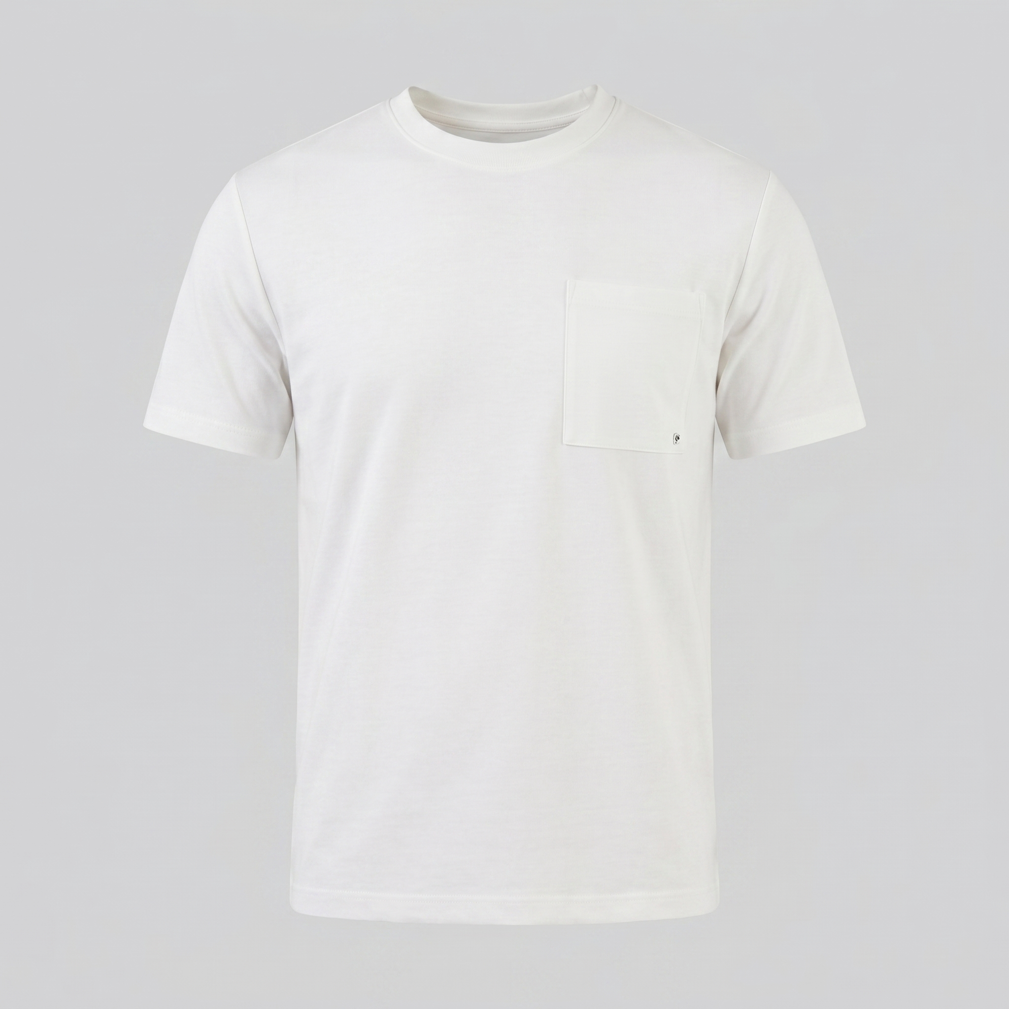 T-Shirt Heren Relaxed Fit Borststak Casual