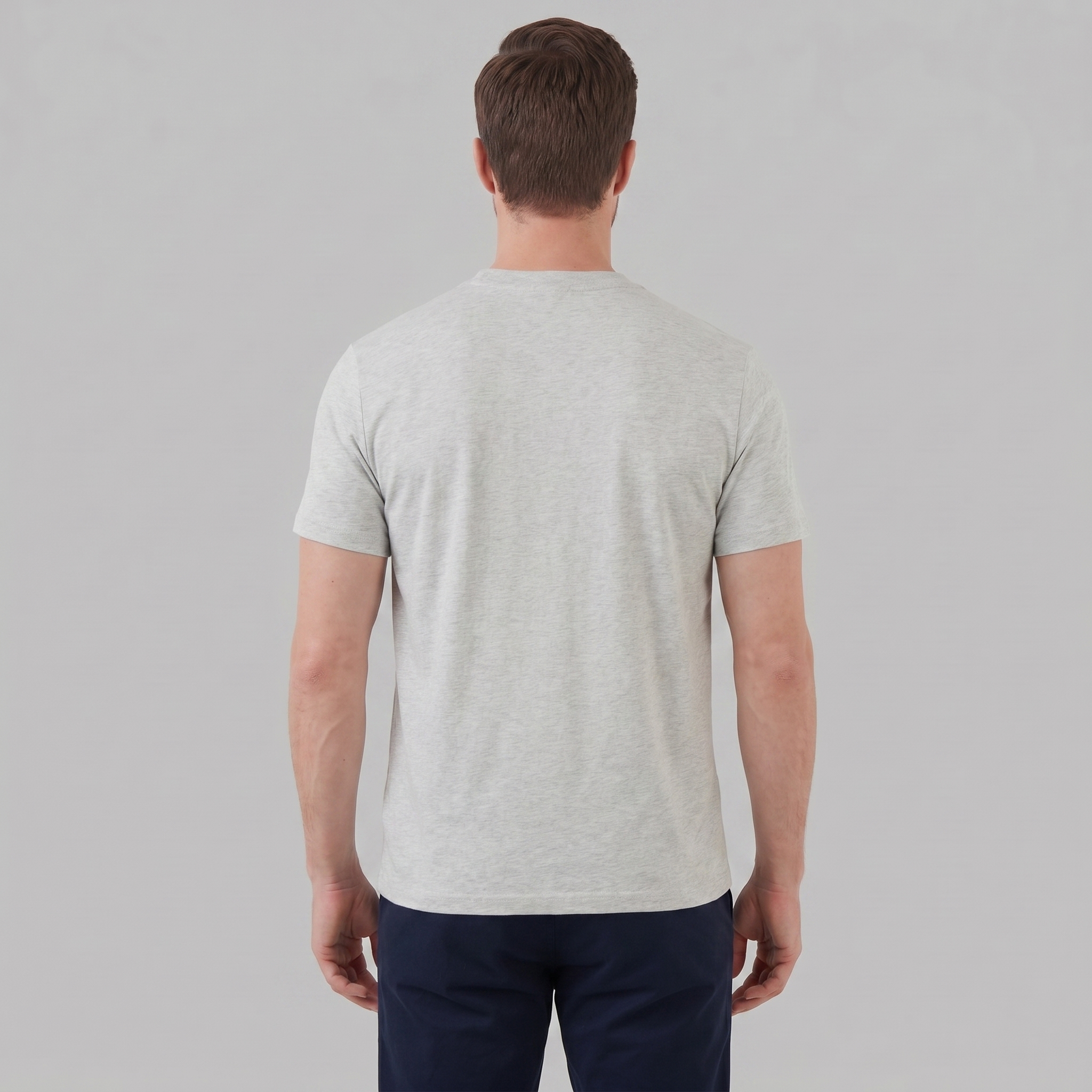 T-Shirt Herre Relaxed Fit Bryststak Casual
