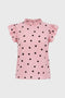 Roze Hartenprint