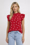 Rood Hartenprint