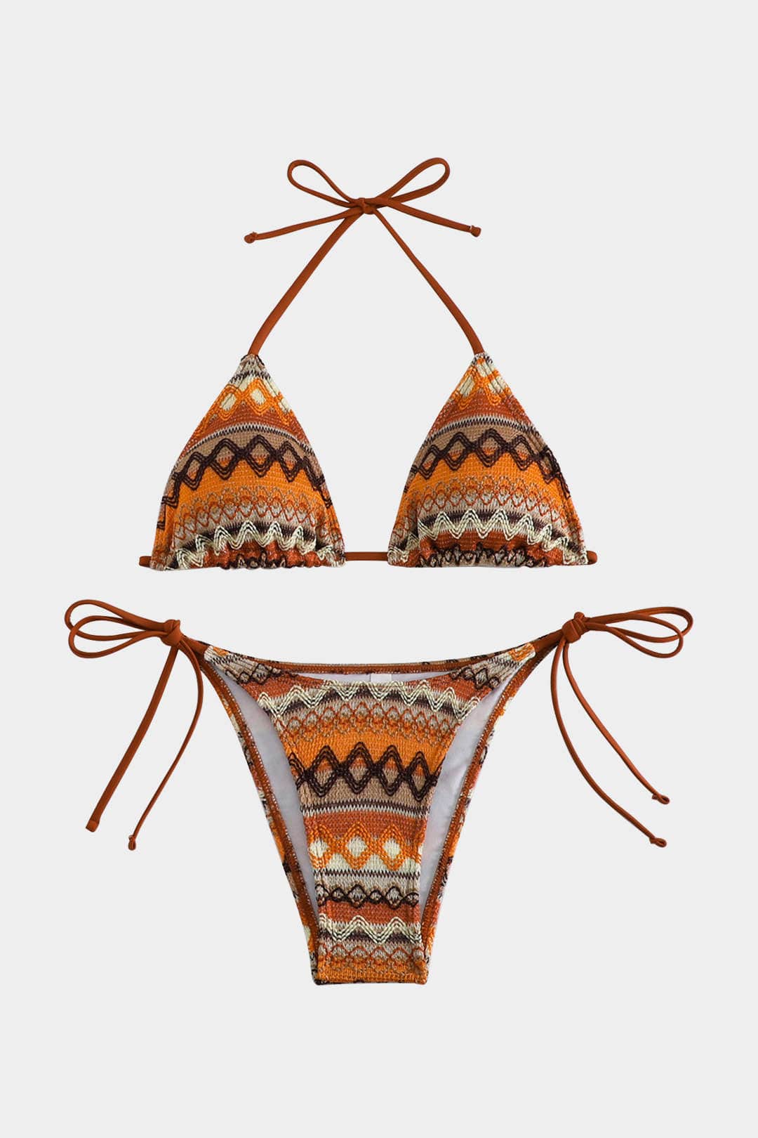 Háromszög bikini szett női állítható pántokkal nyárra