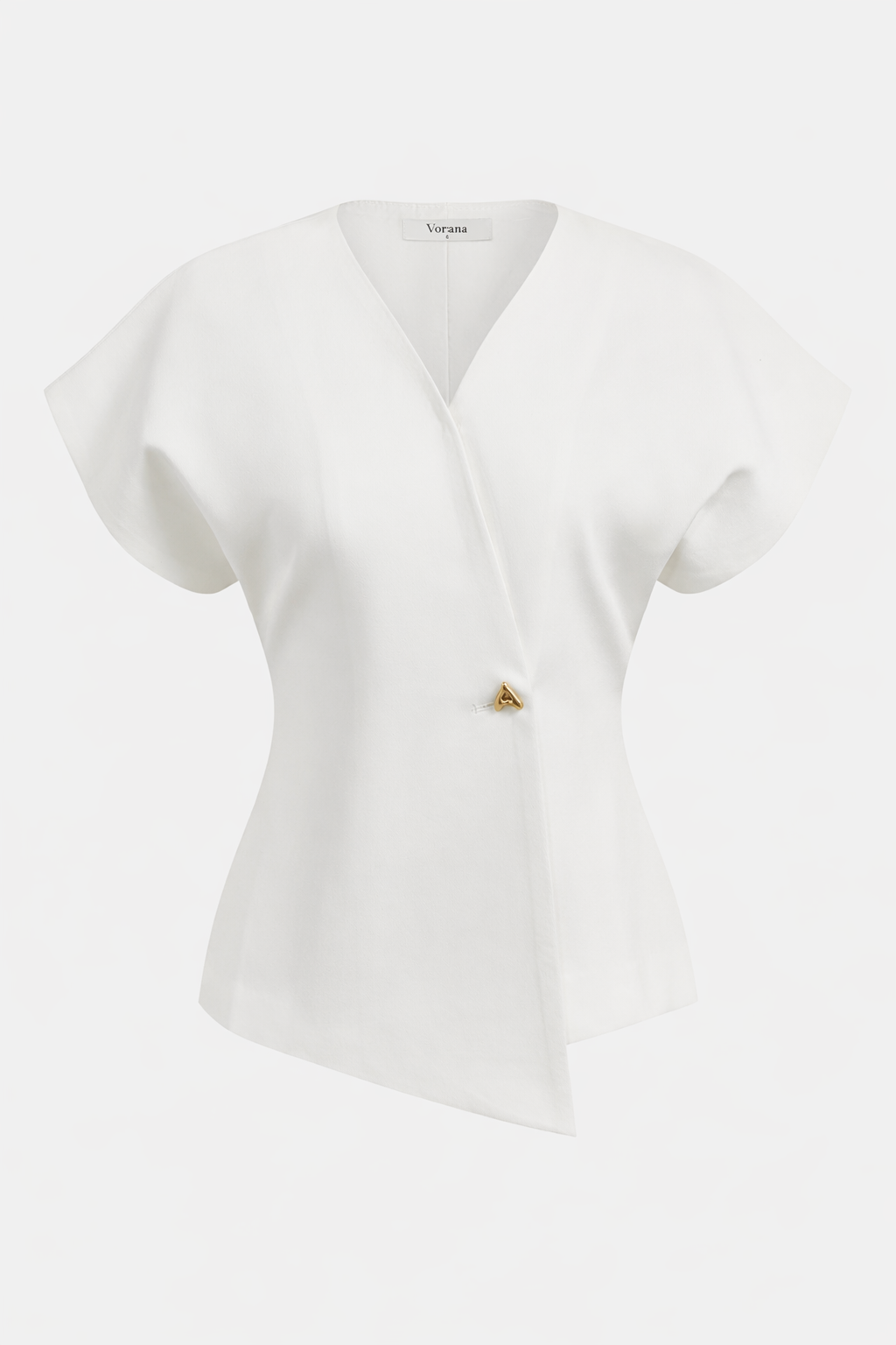 Top de cuello en V para mujer elegante casual formal