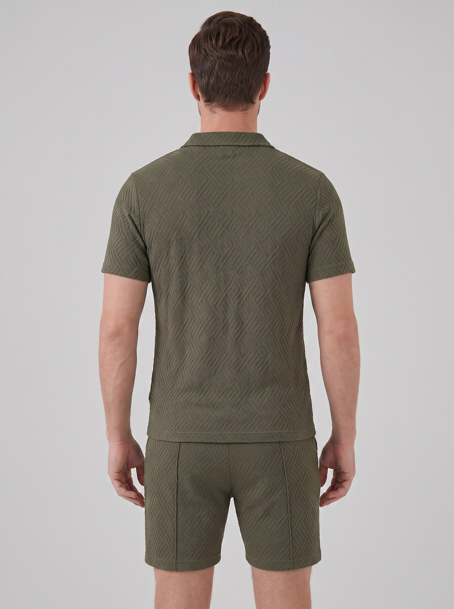 Sommer Sæt Herre Let Åndbar Casual Relaxed Fit