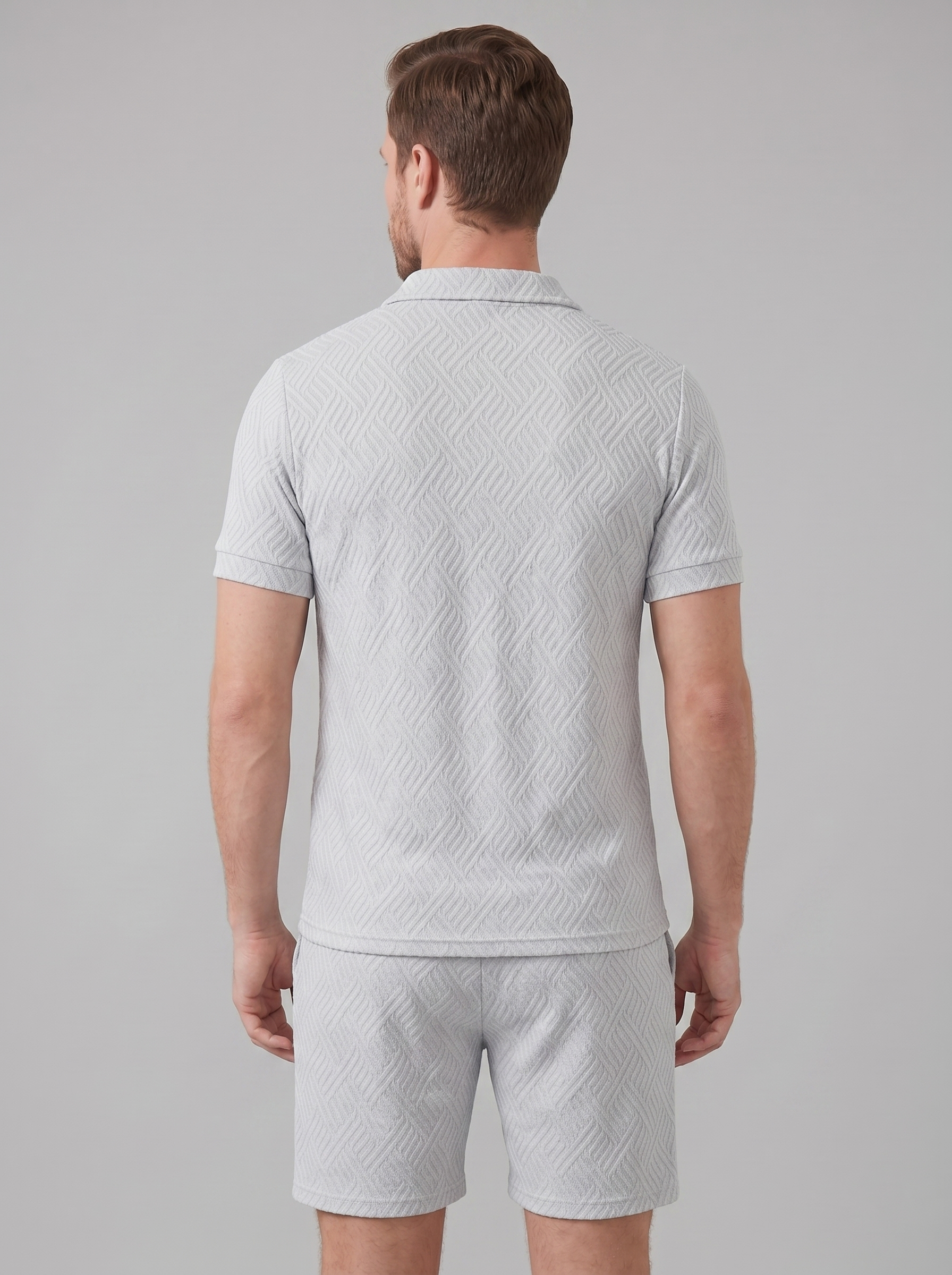 Sommer Sæt Herre Let Åndbar Casual Relaxed Fit